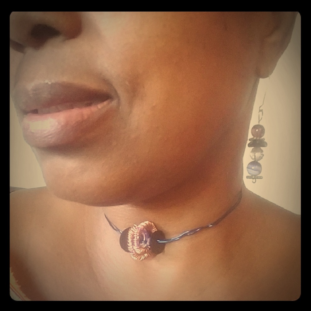 Rustic Elegance *Handmade Copper Bead Choker